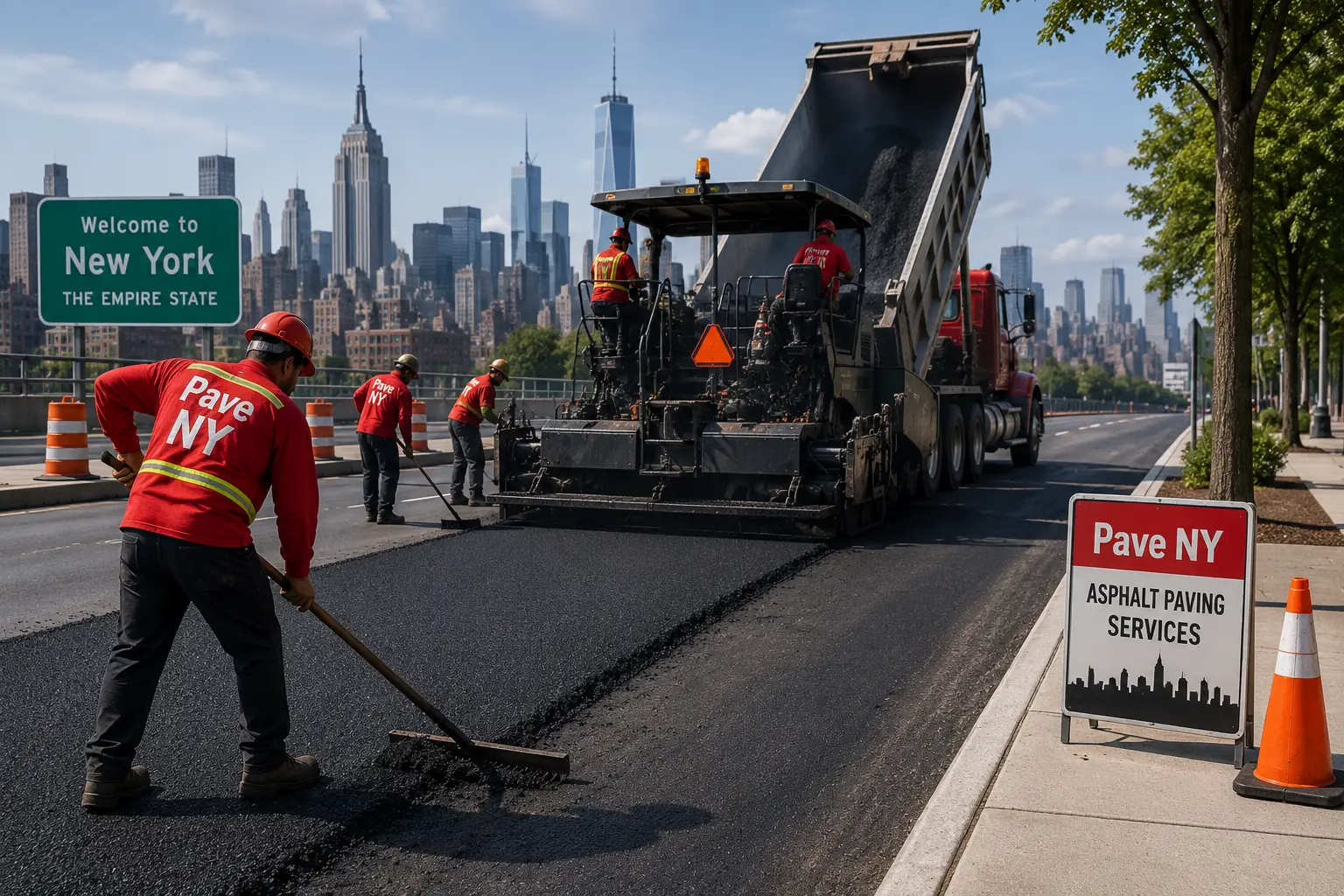 Asphalt paving services in New York